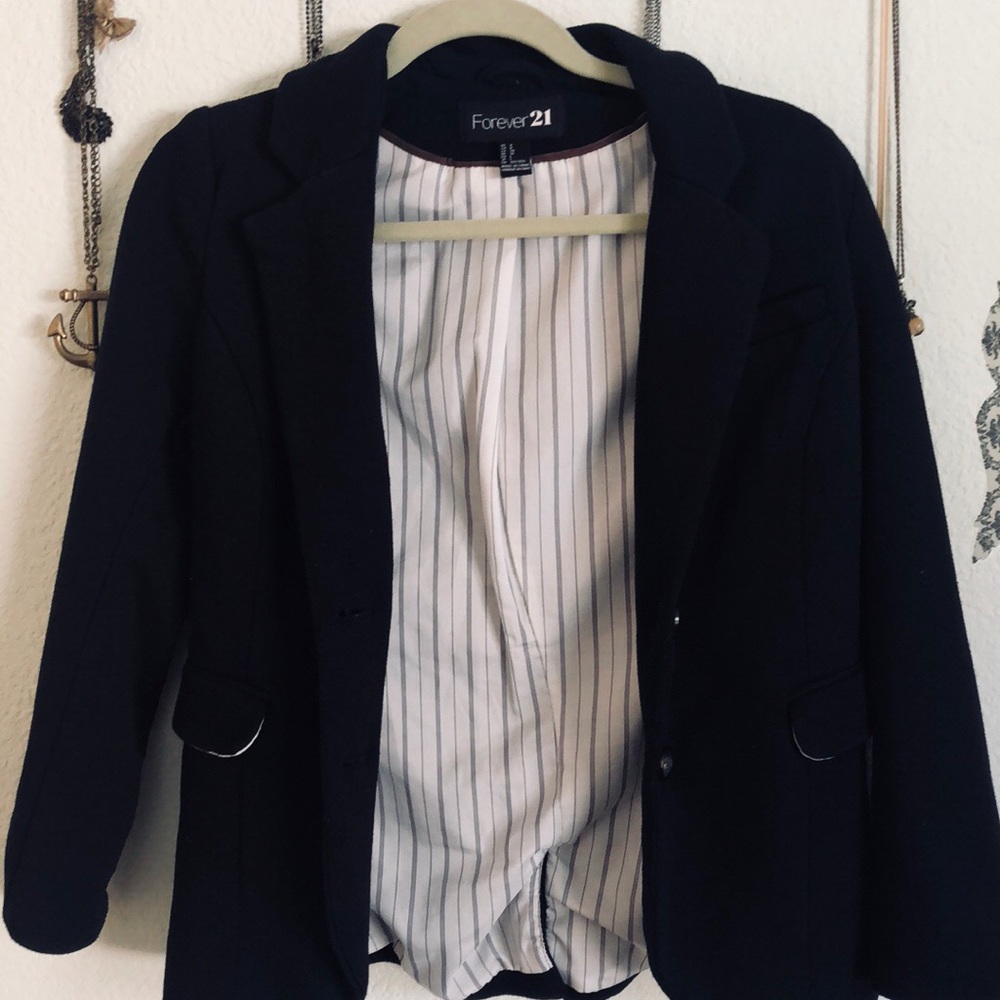 Casual Black Blazer